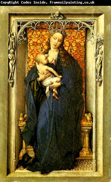 Rogier van der Weyden madonnan med barnet